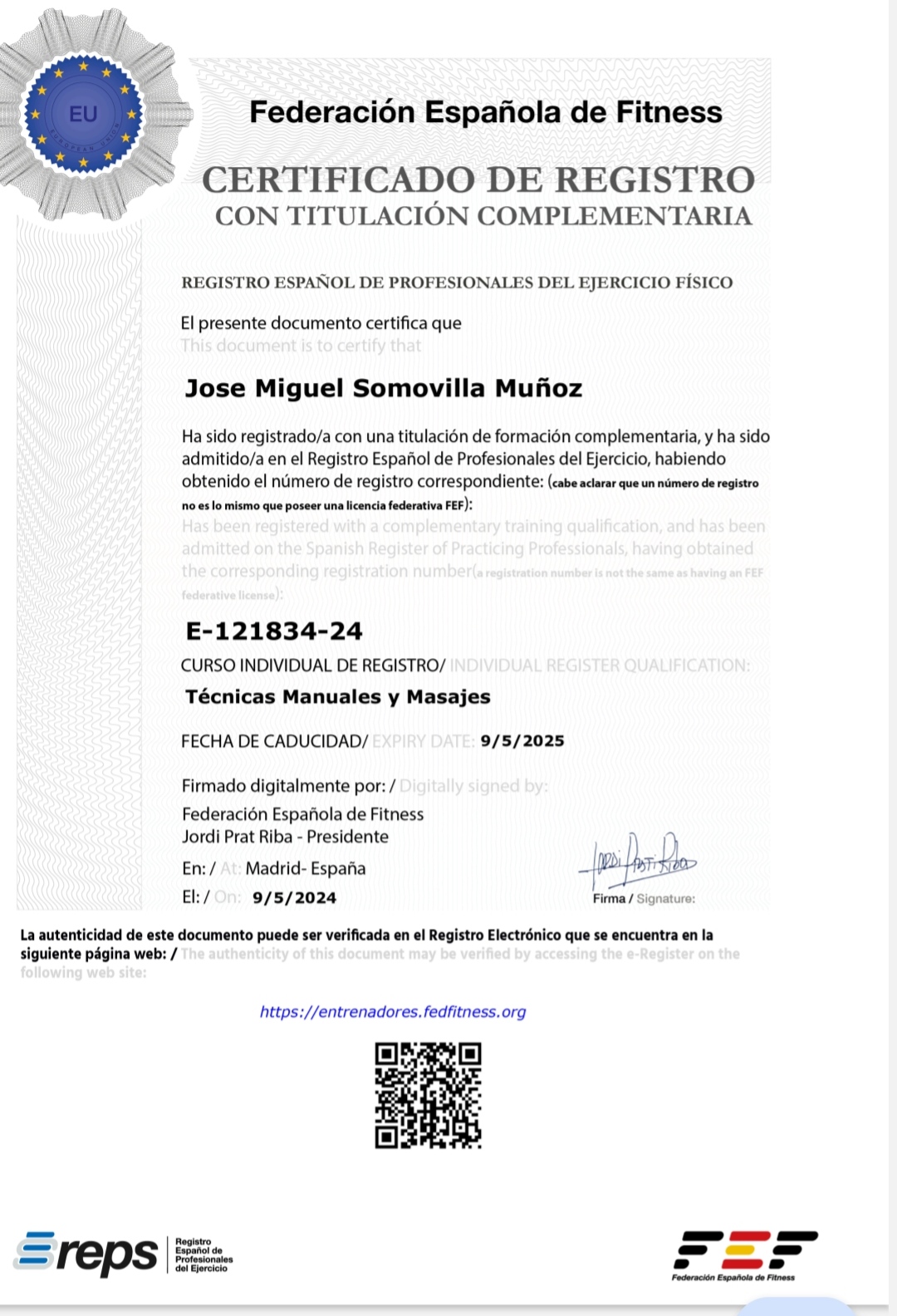 Jose Miguel Somovilla Muñoz